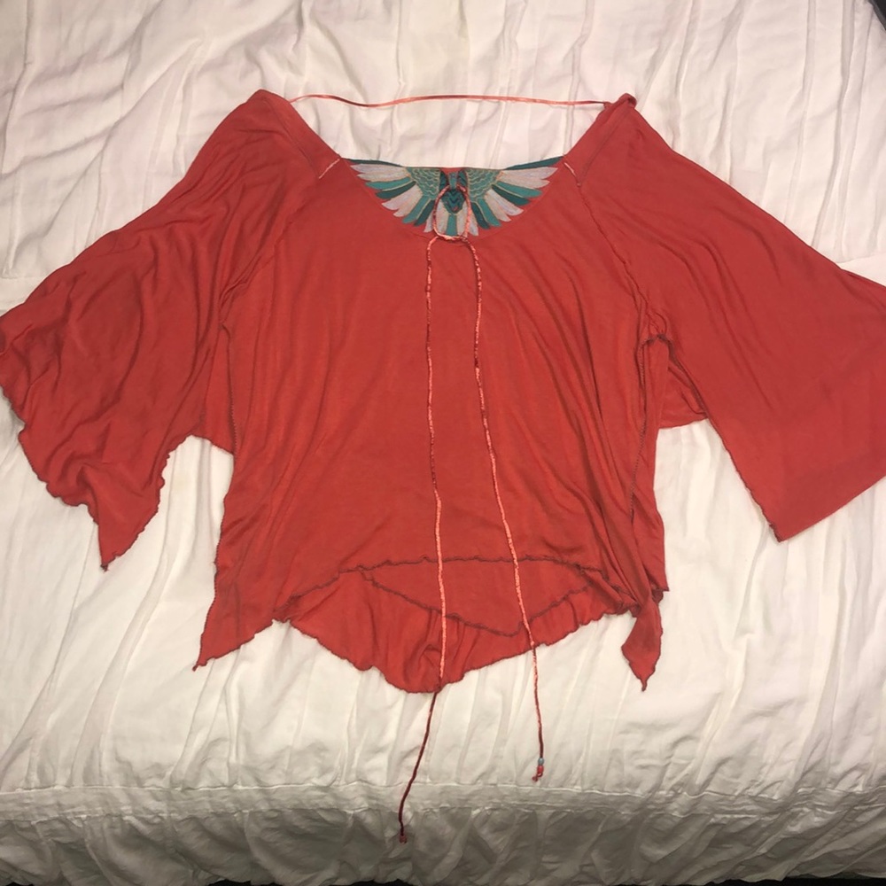Coral free people top